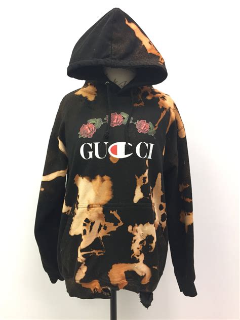 gucci capitan hoodie|Gucci distressed hoodie.